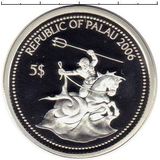  5 долларов 2006, серебро (Ag 925) | Махи — Палау, фото 1 