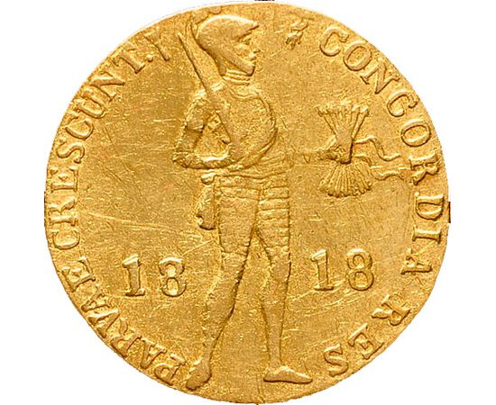 Оценка монеты Дукат 1818, золото (Au 979) - Александр I. Телефон. 