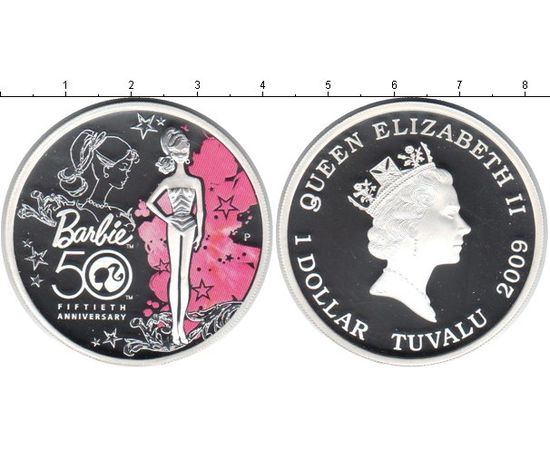 1 доллар 2009 года. Тувалу 1 доллар 2009 года. Монеты серебро Тувалу. Серебряная монета Барби 50 1 доллар. 1 Доллар Тувалу 50 лет Барби.